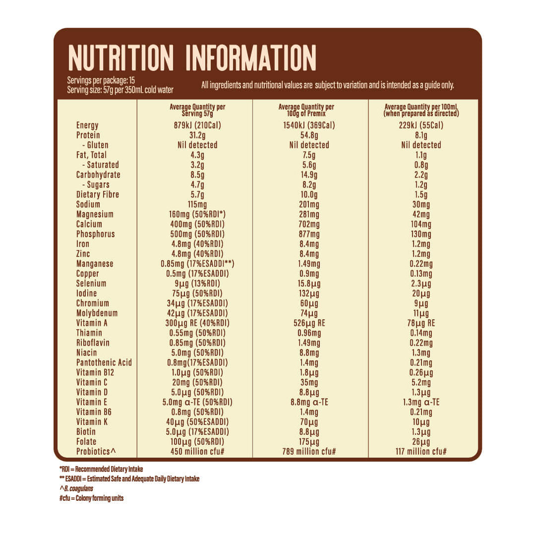 Double Choc Indulgence Protein Powder 855g